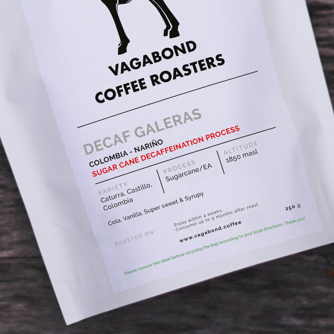 DECAF GALERAS | Colombia | Decaffeinated